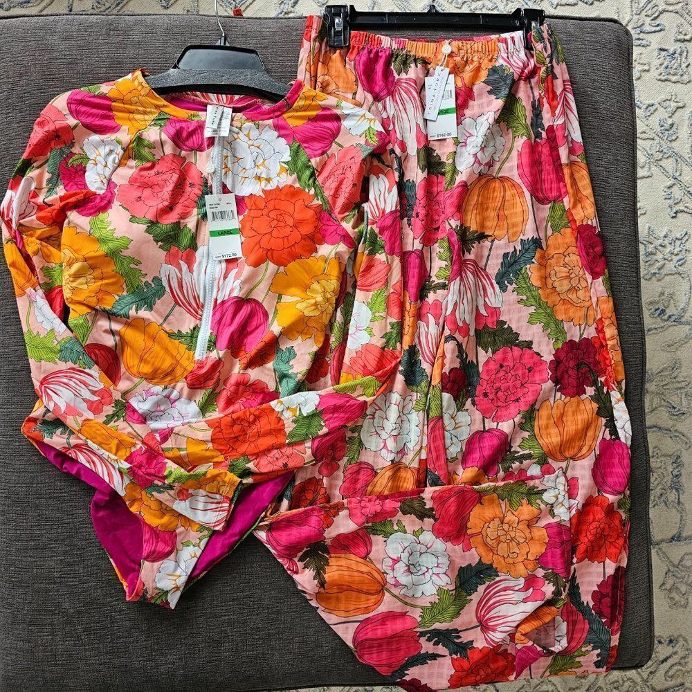 Trina Turk Floral Swim PANTS ONLY!- Pink, Orange, Yellow